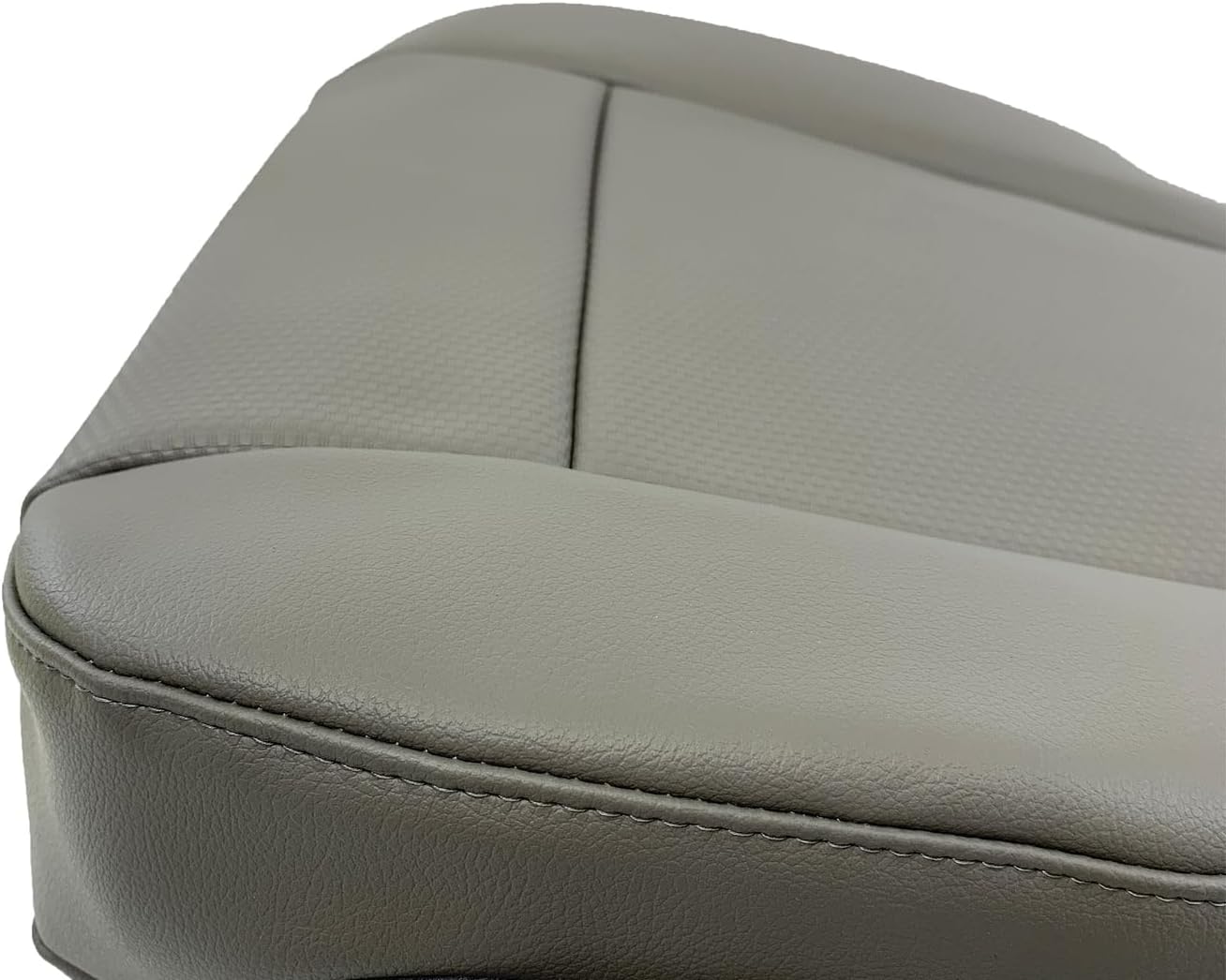 Auto Seat Replacement, Compatible with 2015 2016 2017 2018 2019 2020 Ford F150 XL STX Work Truck Seat Cover Replacement in Heavy Duty Vinyl Gray (Driver Bottom)