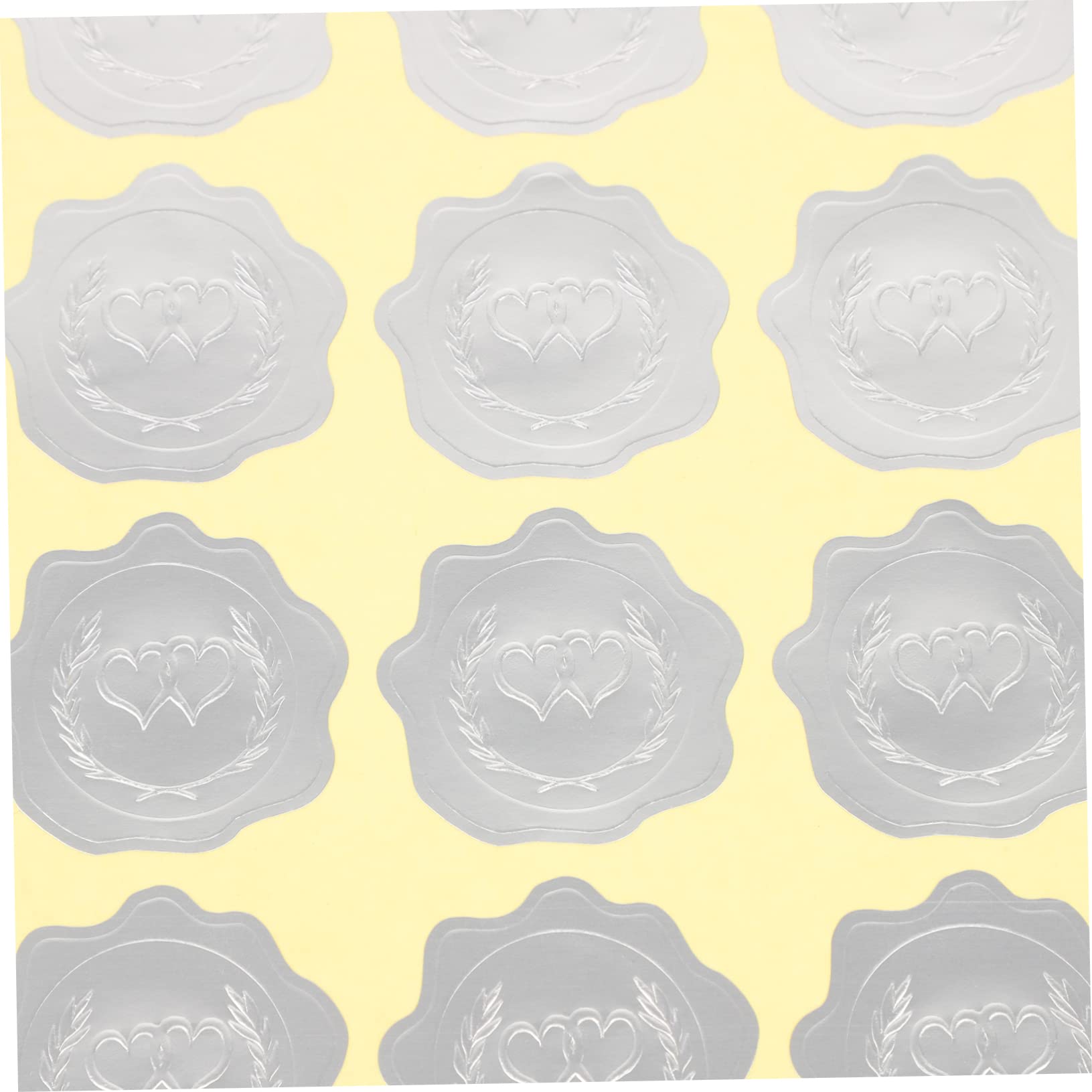 Lurrose 20fogli Adesivi Decorativi Per Etichette Adesive Per e Matrimoni Per Buste e Stickers Totali