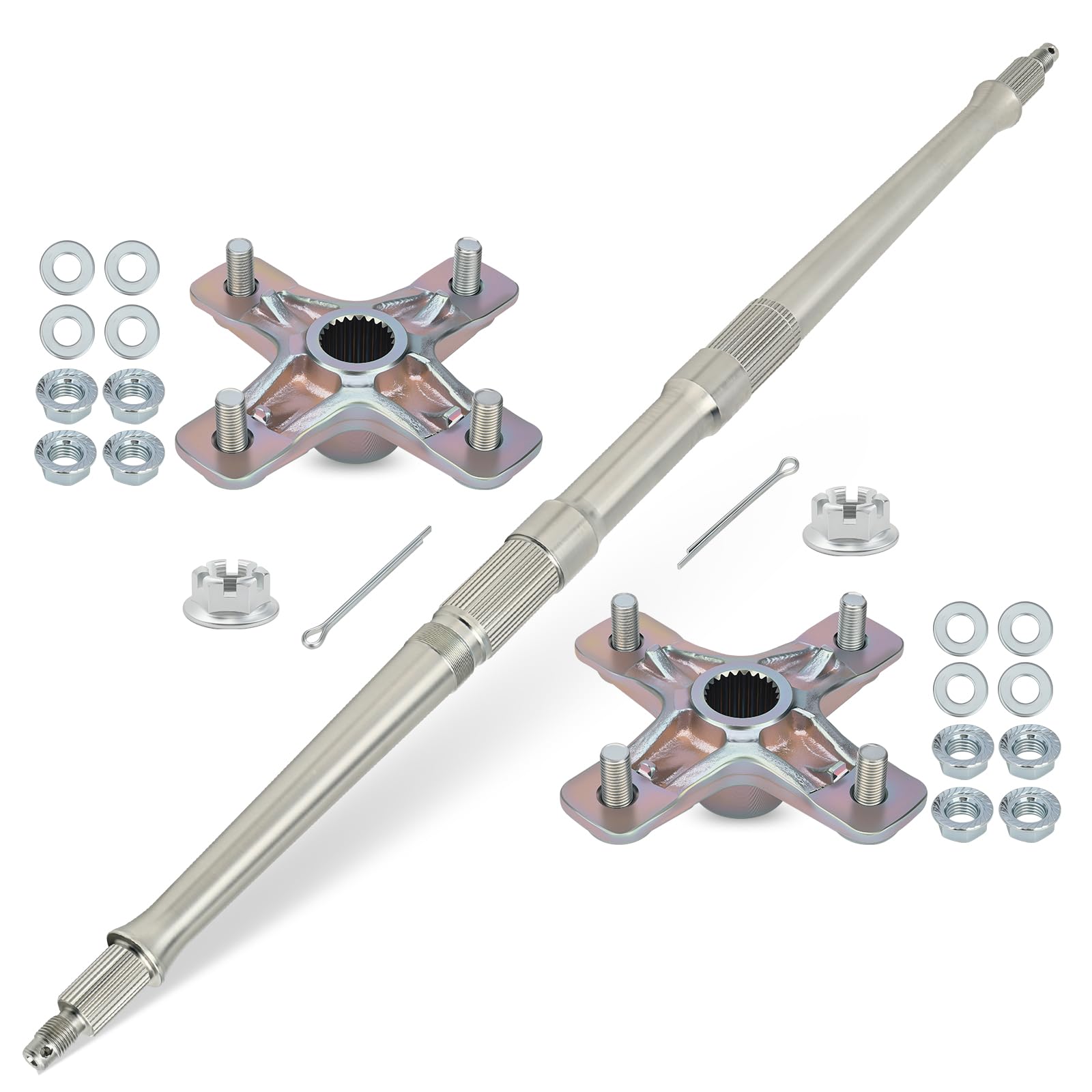 パーツ yaaaagi Amazon.com: Rear Axle Shaft & Wheel Hubs Kit For Yamaha YFZ450