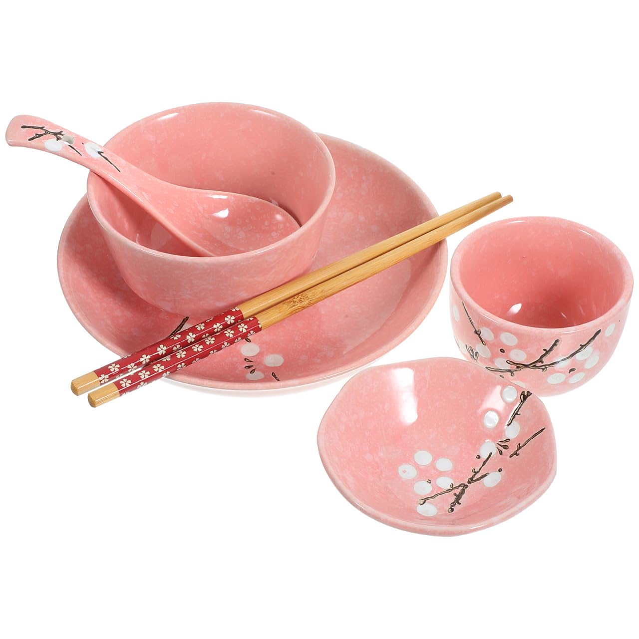 Vaisselle japonaise rose empilable : gagnez de la place dans la cuisine