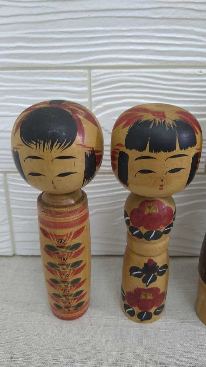 Amazon | こけし人形 まとめて創作こけし民芸品卯三郎白峯白樺お