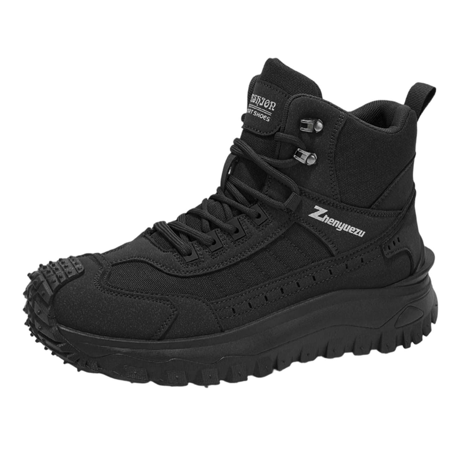 Taktische Stiefel Herren Winterstiefel Tactical Boots Trekking Outdoor Stil Military Springerstiefel Robuste Gefüttert Schaft Männer Einsatzstiefel Combat Boots Arbeits Wanderschuhe