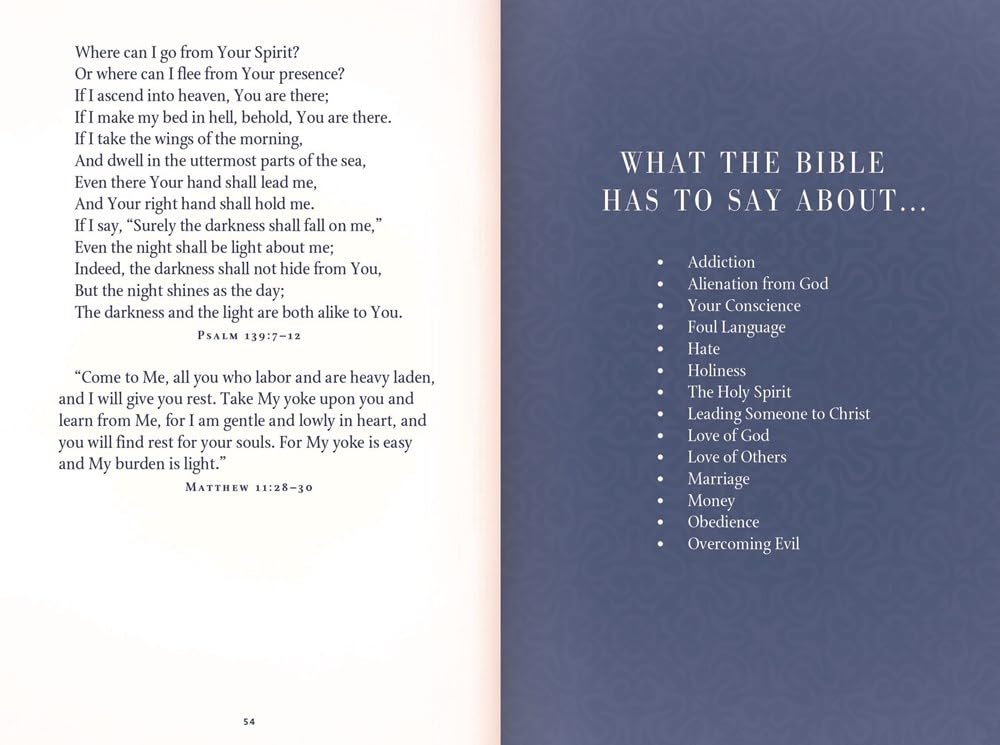 God's Promises for Graduates: Class of 2025 - Navy NKJV: New King James Version - The Perfect Christian Graduation Gifts to Celebrate Your Grad - Image 6