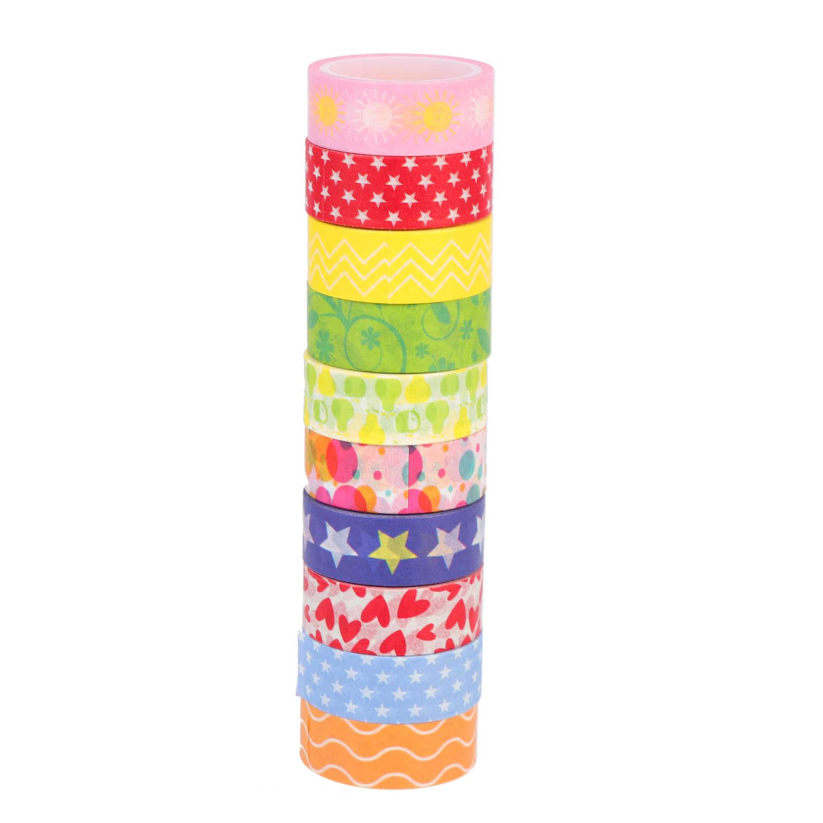 EXCEART 40rollos Cinta Washi Decorativa De Navidad Cintas Adhesivas Para Manualidades y Scrapbooking Diseño De Dibujos Animados Para Decoración De y Cajas De Navidad