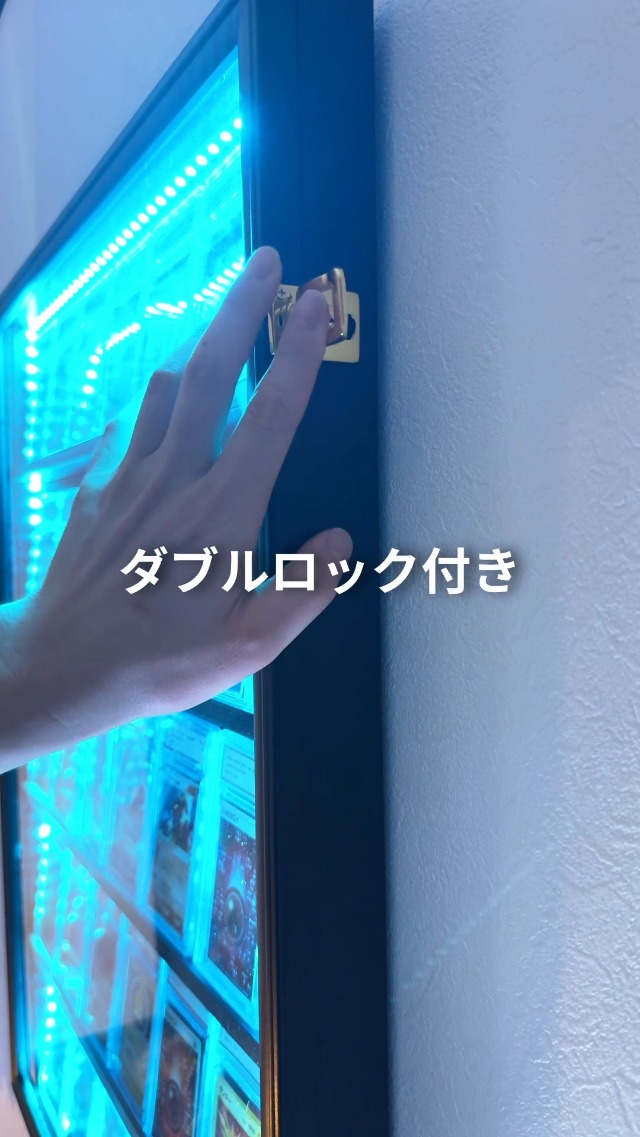 Amazon.co.jp: Fit&Fact トレカ ディスプレイケース 壁掛け 鍵付き