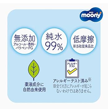 Amazon.co.jp: ユニ・チャーム ムーニーおしりふき本体 76枚