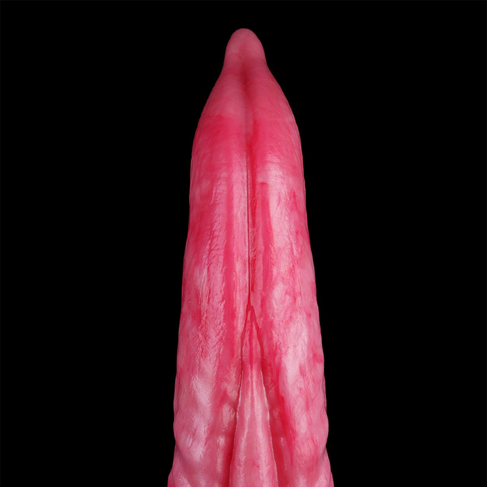 dildo a forma di lingua, dildo anale fantasy drago con ventosa, plug anale in silicone liquido lingua dildo, dildo da equitazione giocattoli sessuali per adulti per donne uomini e coppie (L)