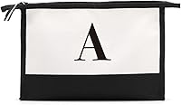 Vista 9 de Monogrammed for Women Initial bridesmaid gifts, Personalized monogram Monogram Cosmetic Bag,Travel Makeup Bag Suitable for Wedding weekend Beach