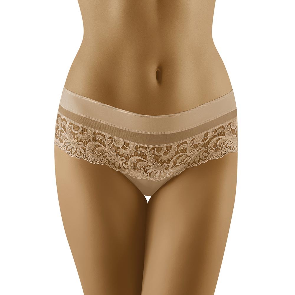 Wolbar Women's Beige Briefs Wb217, ,S