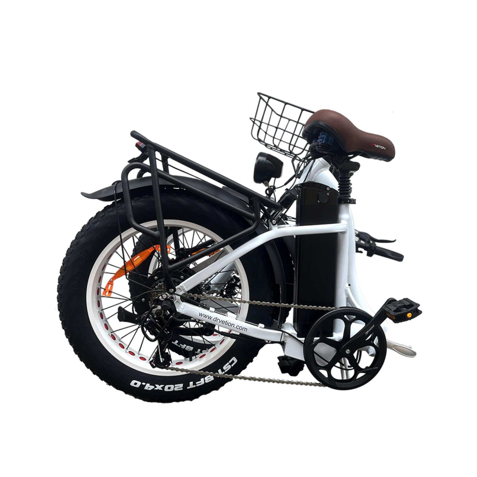 20 Zoll E Bike Klapprad Faltrrad Erwachsene 250W Motor, 48V Akku Bis 110 km Reichweite, City Bike All Terrain Fatbike 20x4.0 Reifen, LCD Display, Scheibenbremsen