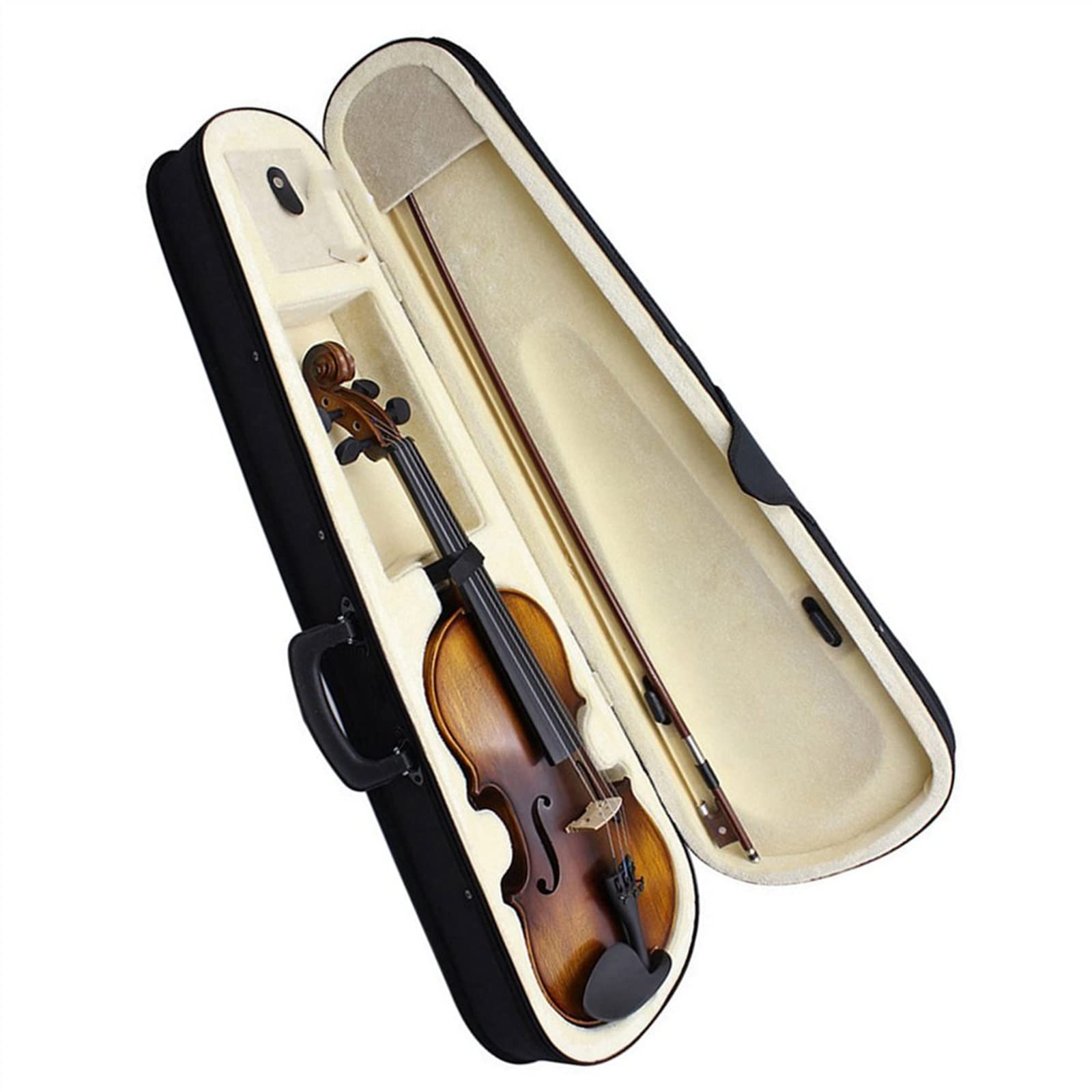 Violino Antico Violino Opaco 4/4 Strumento A Corde per Violino in Legno Acustico con Set di Accessori (Color : 4/4)