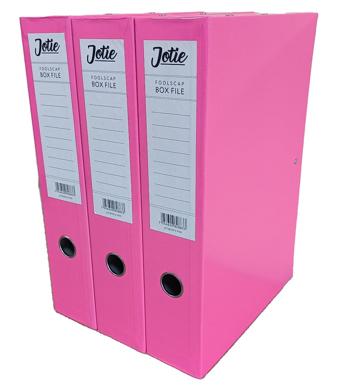 Box File with Lock Spring Ring Pull & Catch Glossy Finish 75mm Spine Ideal Document Organiser for Office School Paperwork Storage Foolscap Box Files