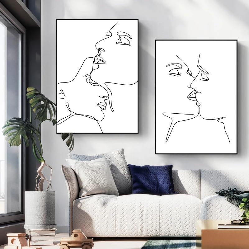 Affiches et impressions d'amour et de baiser pour célébrer votre histoire au quotidien