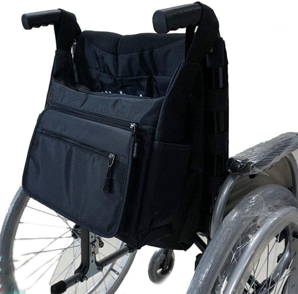 Multifunzionale Borsa per Sedia a Rotelle, Borsa di Stoccaggio per Sedia a Rotelle per Il Trasporto Borsa da Viaggio Accessori per Carrozzine Manuali Ed Elettriche