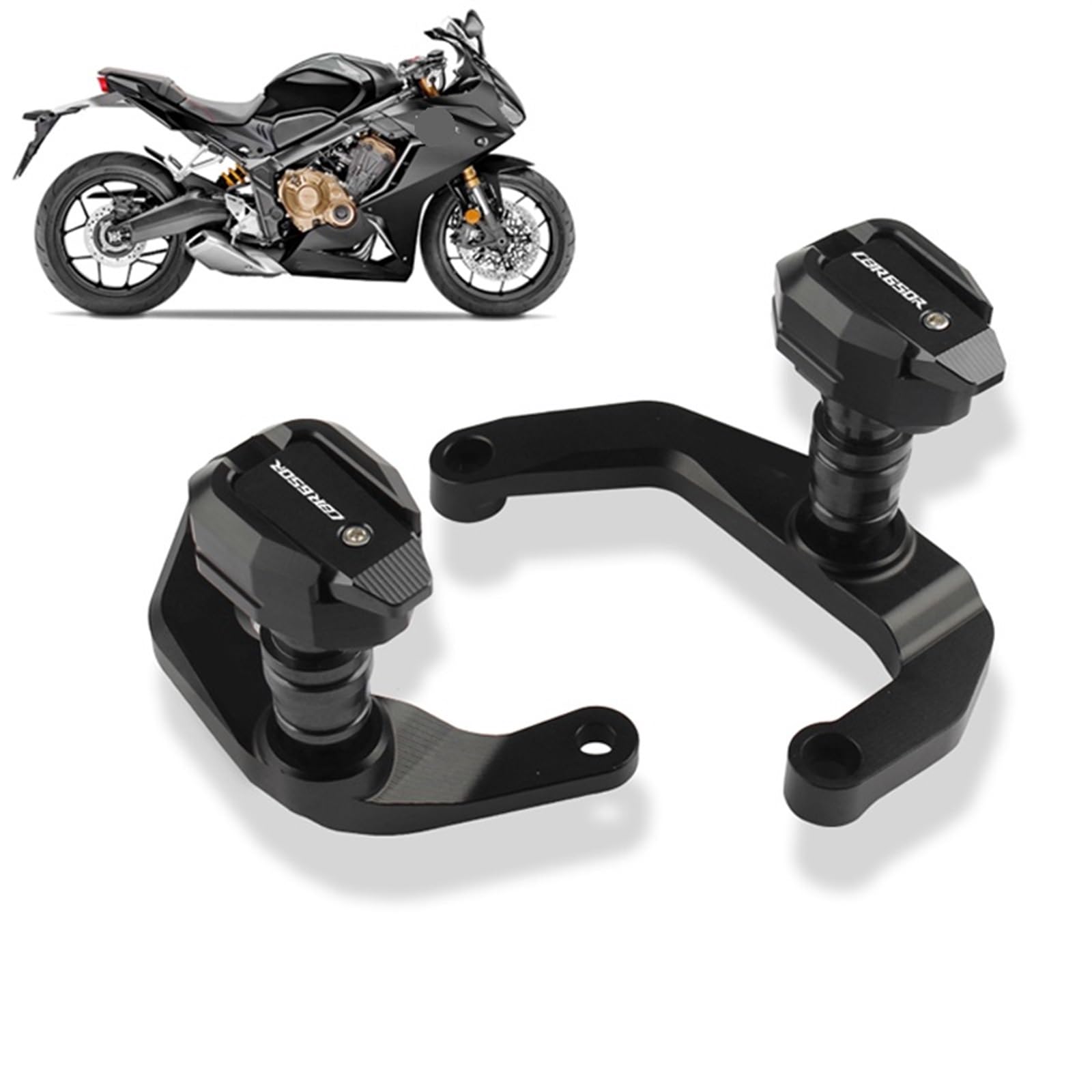 ETIGBG Sturzschutz-Pads Für Honda CB650R/CBR650R – CNC-Alu-Crashpads In Schwarz & Anderen Farben