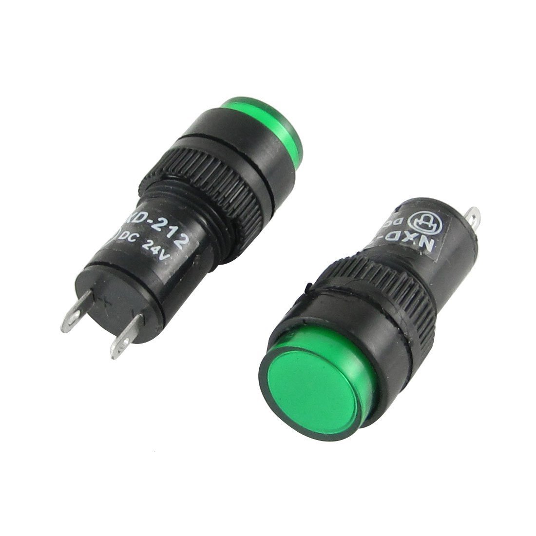 Imported DC 24V Indicator P Signal Lamp 12mm 10 Pcs Green Light-image-33