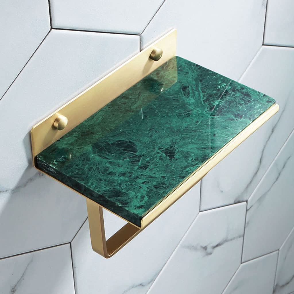Papel Higiénico Soporte de Papel higiénico con Estante Espacioso, Soporte Rollo Inodoro Tejido montado en la Pared, Colgador baño Portarrollos Bano(A)