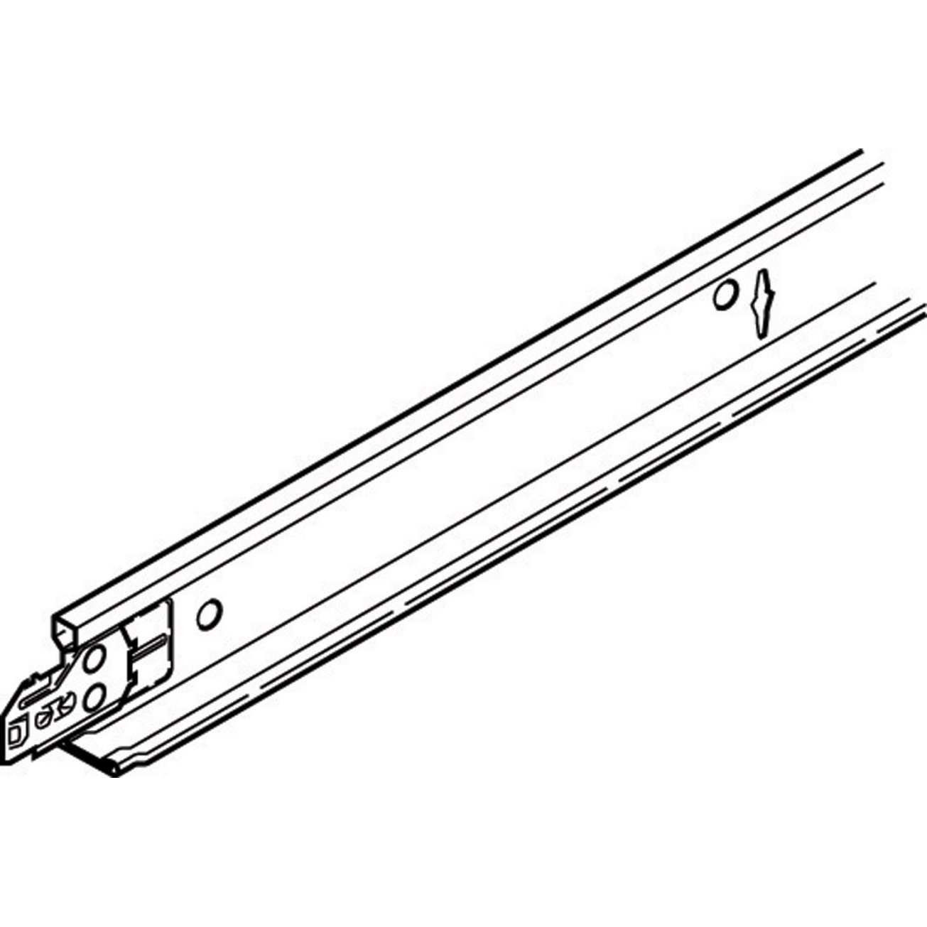 USG Donn Brand SDX/SDXL216 1 in. L x 0.942 in. W Galvanized Steel Cross Tee 60 pk