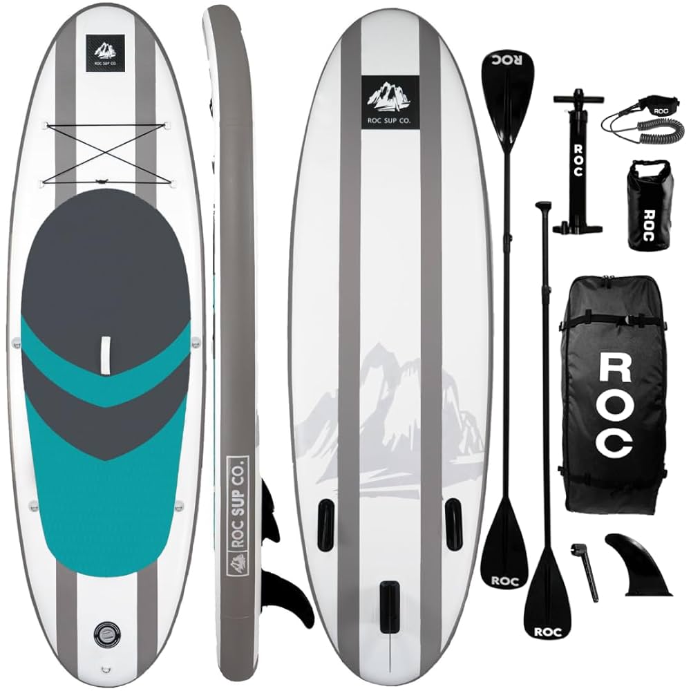 Roc スタンドアップパドル　SUP Amazon | Roc 空気注入式 スタンドアップパドルボード