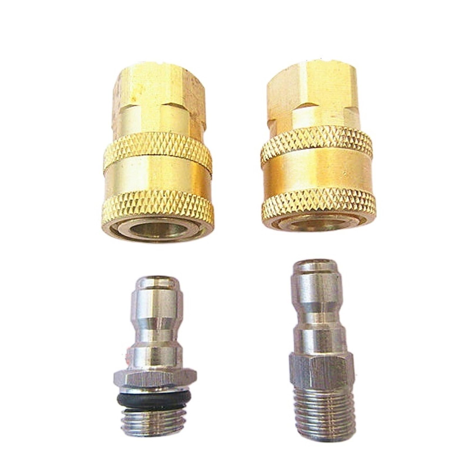 SSIMOO 1/4 "Filettatura Pistola ad acqua ad alta pressione Connettore del tubo Adattatore rapido Giunto for tubo Giunto for tubo Irrigazione da giardino Raccordi for irrigazione kindly (Color : B)