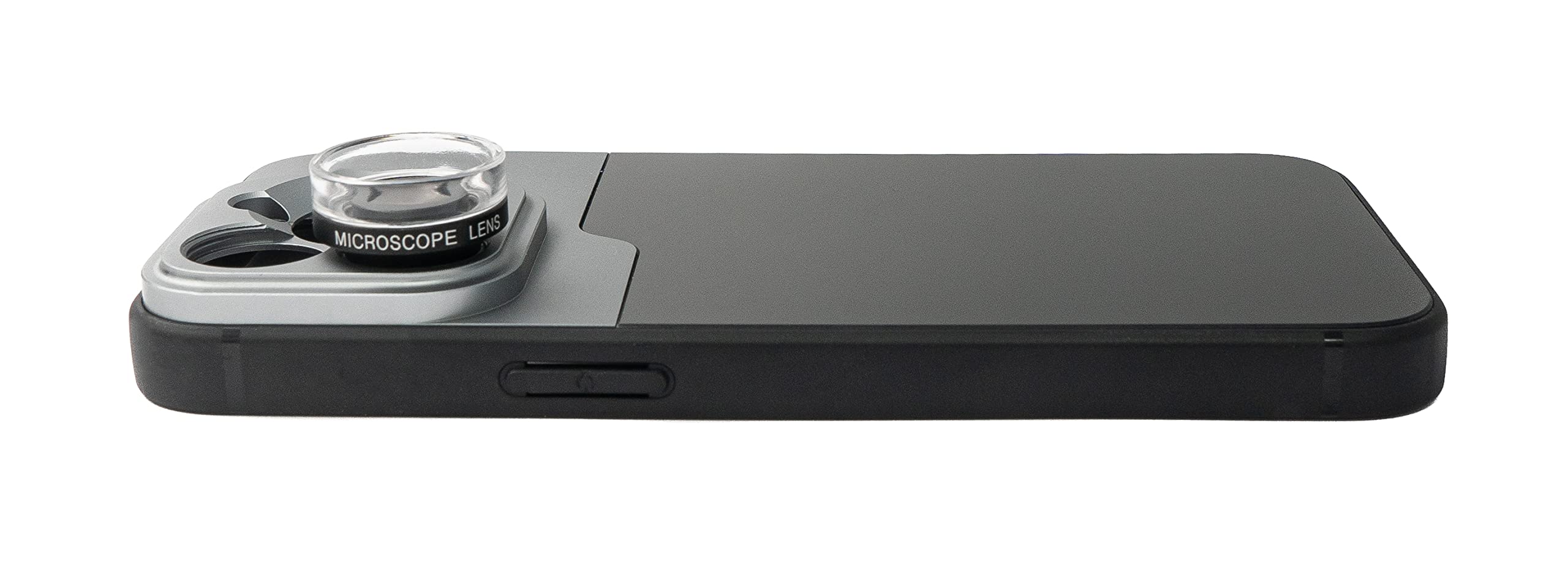 SYSTEM-S Lente Macro 2.8X HD Filtro con Funda en Negro para iPhone 13 Pro