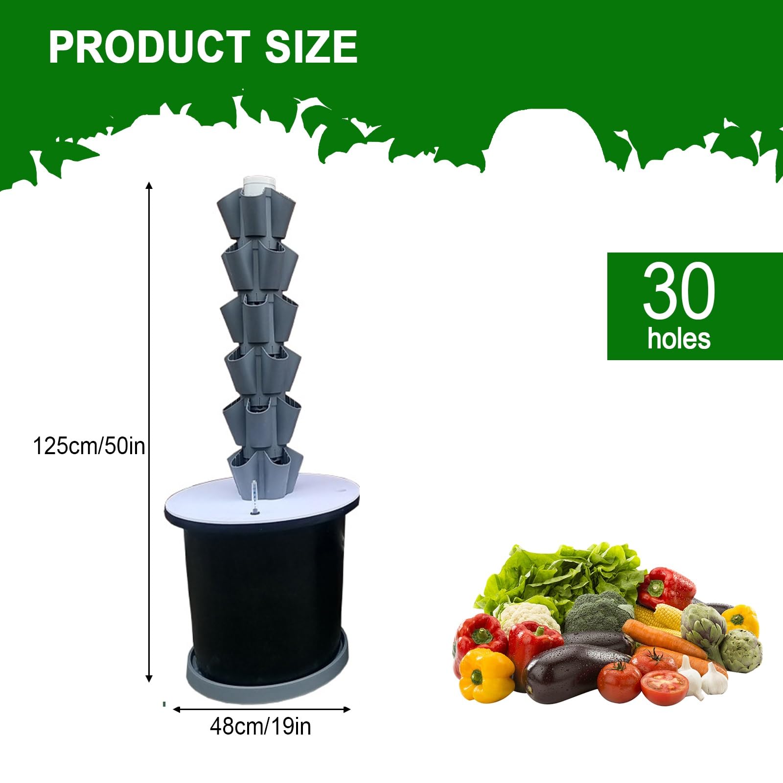 Kit de culture hydroponique pour culture sans sol, idéal pour cultiver des herbes à l'intérieur et à l'extérieur