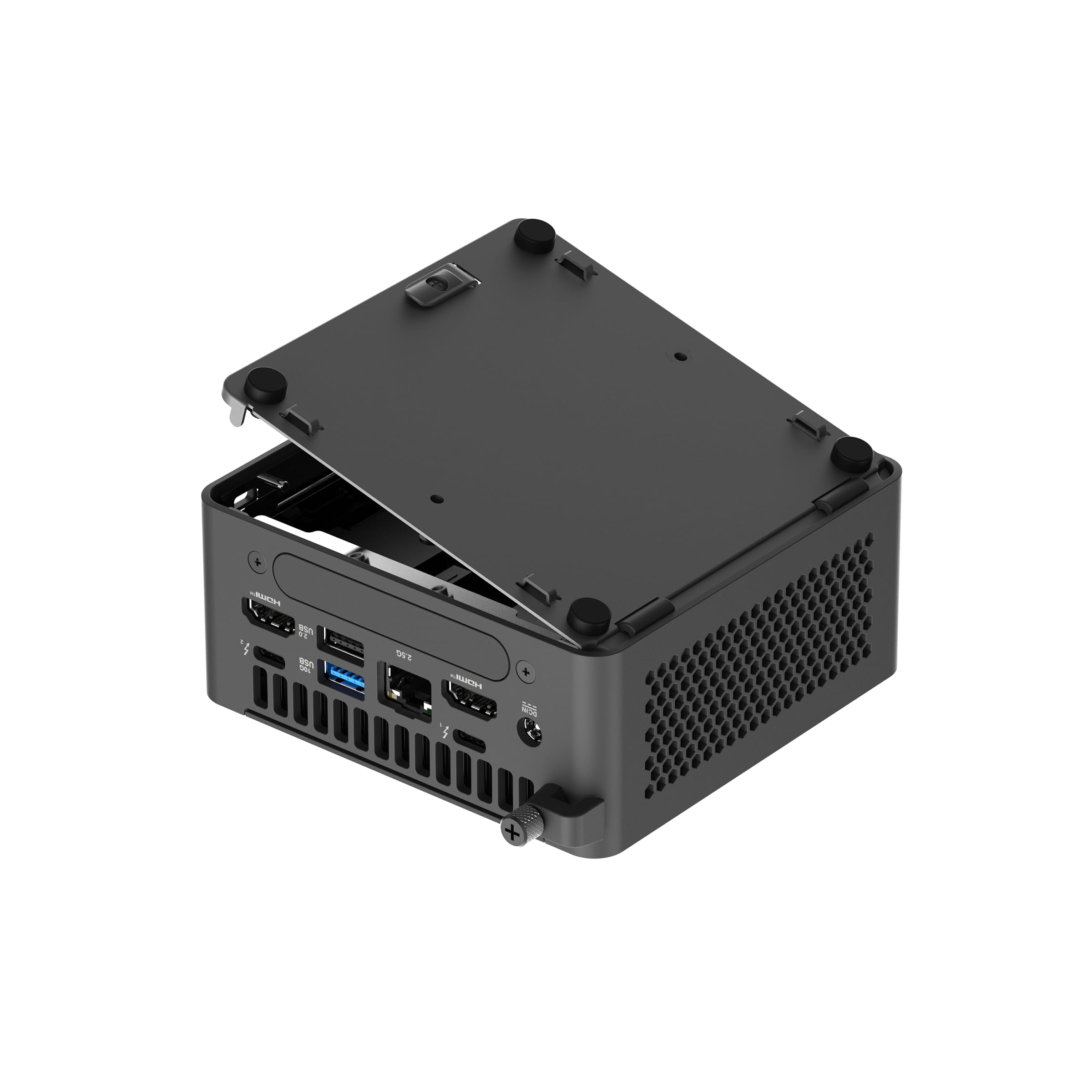 WEELIAO NUC 15 Pro Mini-PC (NUC15CRHU5) - Intel Core Ultra5 225H, bis zu 96 GB DDR5, Intel Arc Graphics, Wi-Fi 7, PCIe SSD - Kompakter AI-Desktop-Computer (16 GB RAM, 1 TB SSD)