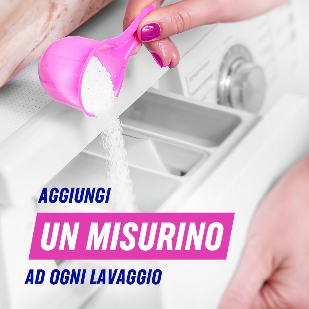 Vanish Oxi Action Multipower Polvere Bianco Splendente, Smacchiatore per Capi Bianchi, 1 Confezione da 1Kg per Bucato, Additivo Lavatrice Multiazione senza Candeggina