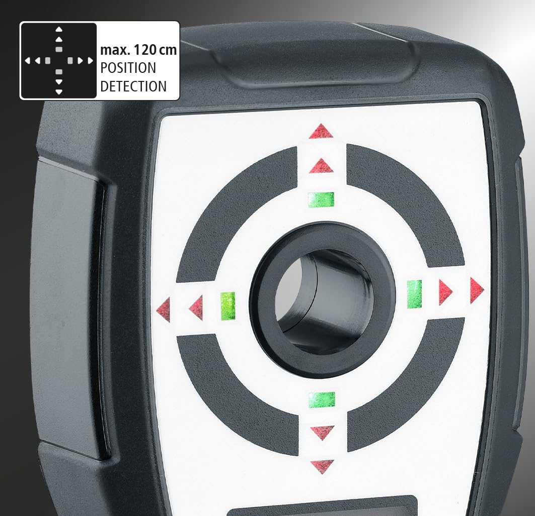 Umarex Laserliner 075.400A Perceuse de forage | Indicateurs LED précis, Aide au marquage, Trous de mur et plafond, Jusqu'à 120 cm