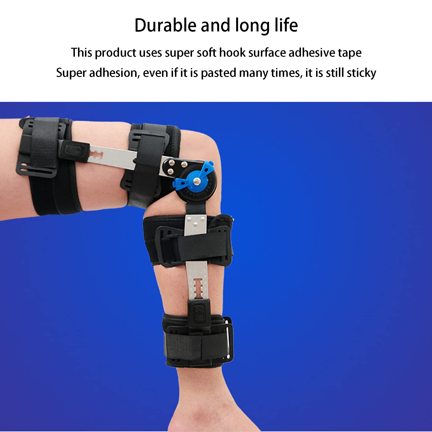 Ginocchiera Post-operatoria Incernierata Tutore Immobilizzatore per Tutore Stabilizzatore ​per Stecca Distorsione Post-operatorio Fissaggio per Riabilitazione Ortopedica Rottura