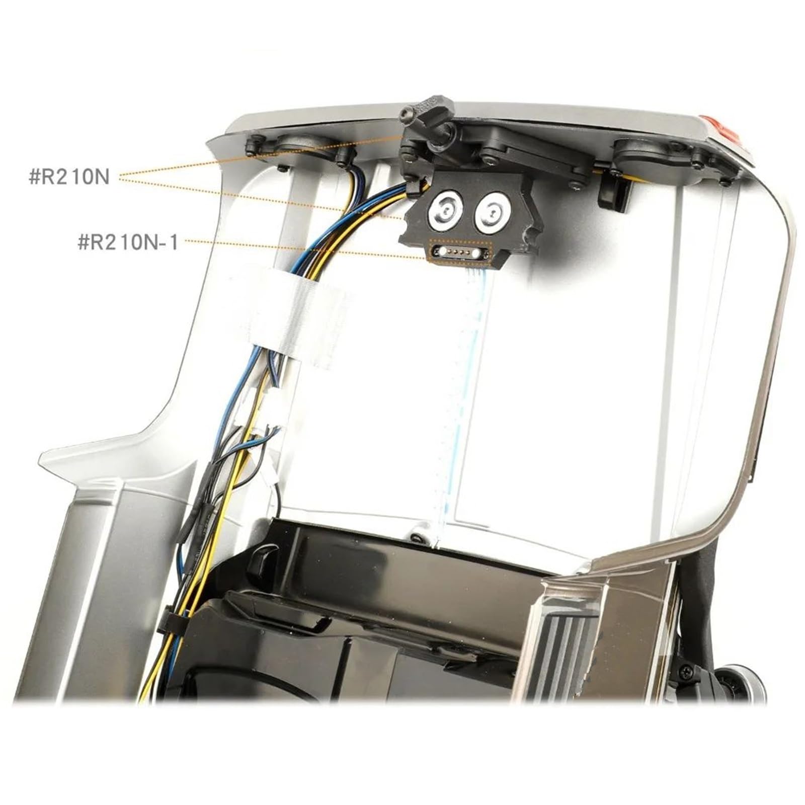 Seconda Manopola Pilastro Scocca Magnete Per YK4107 1/10 RC Aggiornamento Accessorio Per Auto RC