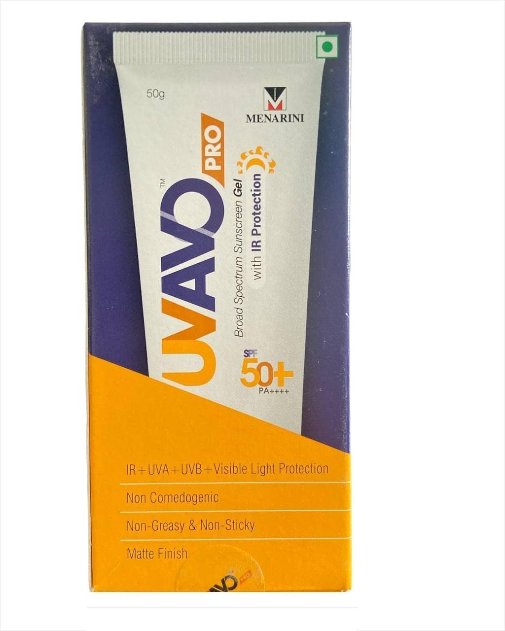 Uv-avo Pro Broad Spectrum Sunscreen Gel Broad Spectrum Sunscreen Gel with IR Protection SPF 50 with IR+UVA+UVB+Visible Light Protection 50g-image-8