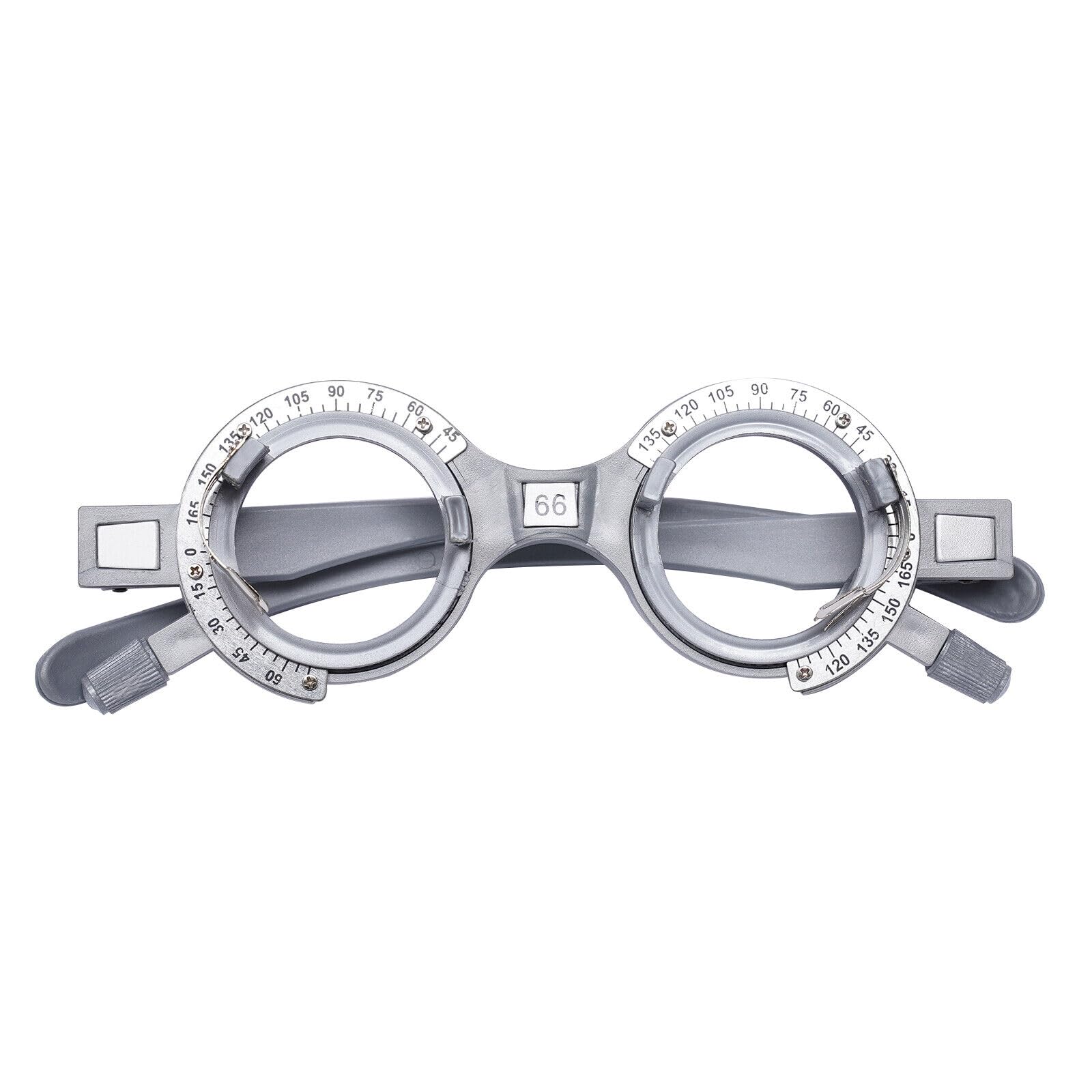 Lot de 104 lentilles de test optométrie en métal avec lunettes de test Optométrie Optométrie avec monture métallique et étui en aluminium