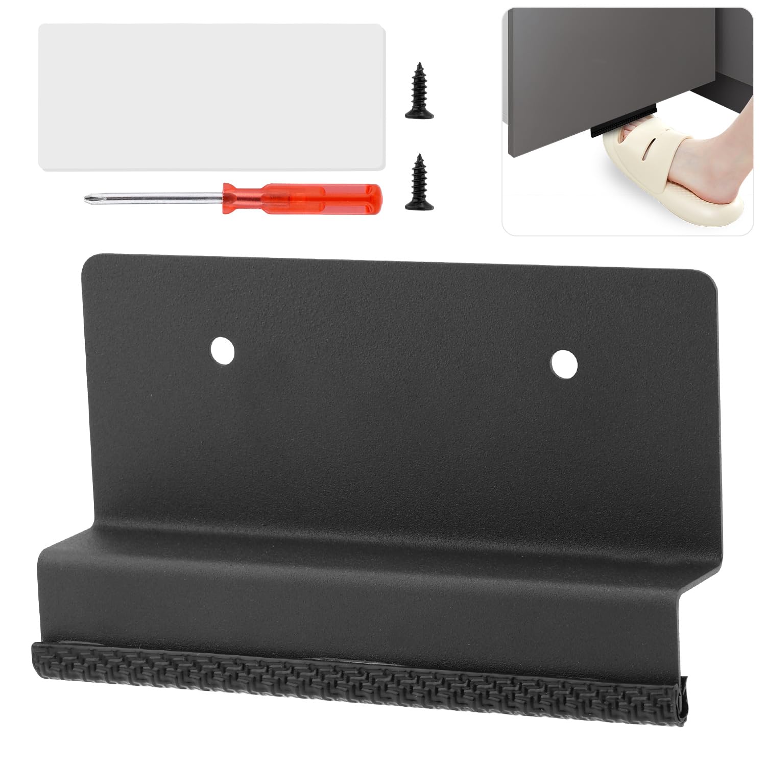 Trash Cabinet Foot Handle, Garbage Under Cabinet Leg Pull Opener Hands Free Trash Can Foot Handle for Drawers Bins Full Overlay Cabinet Door