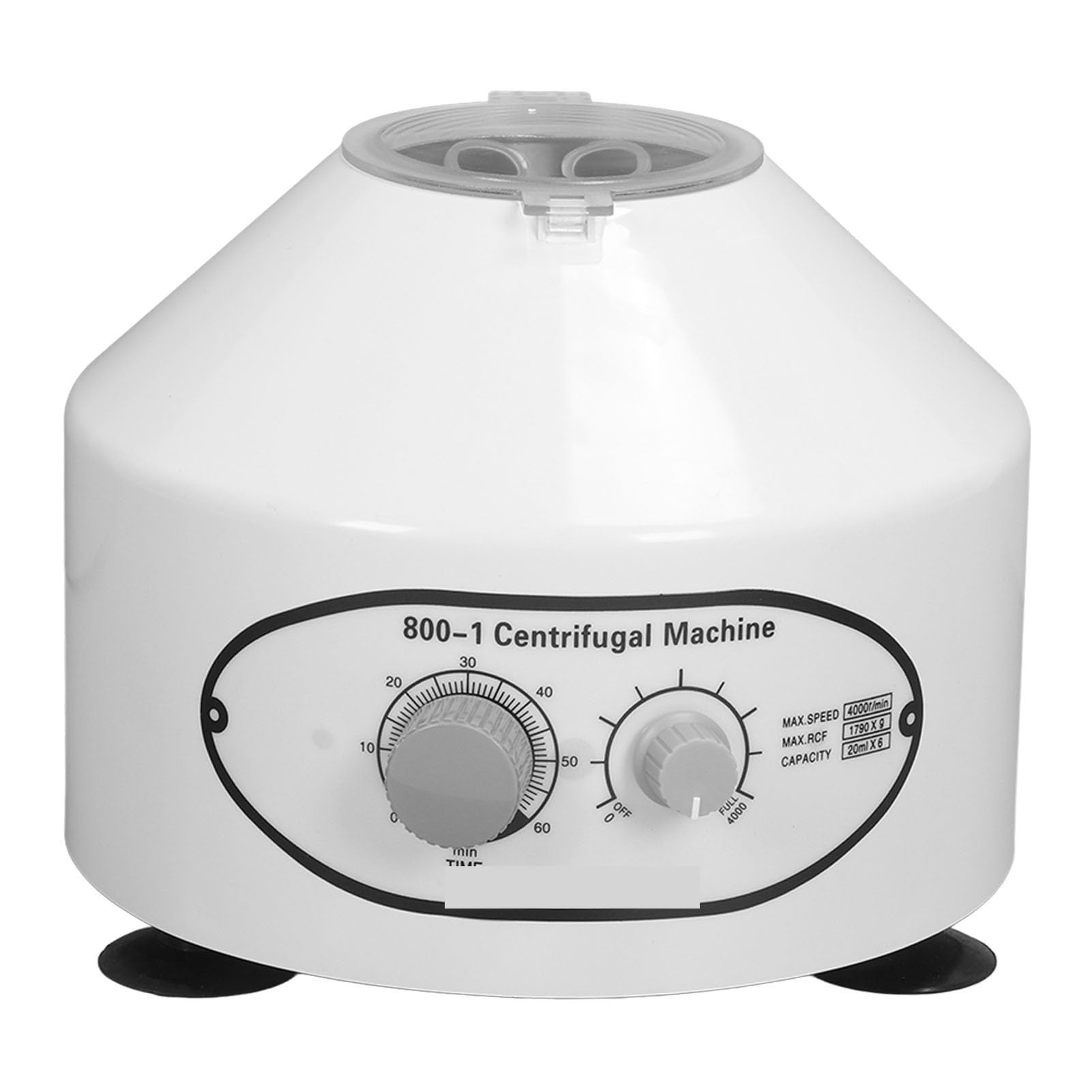 Centrífuga para laboratorios, Centrífuga de sobremesa laboratorio 800-1, 4000 RPM, x g, eléctrica, con temporizador y control velocidad, 12 ml 6 tubos escuelas e investigaciones científicas