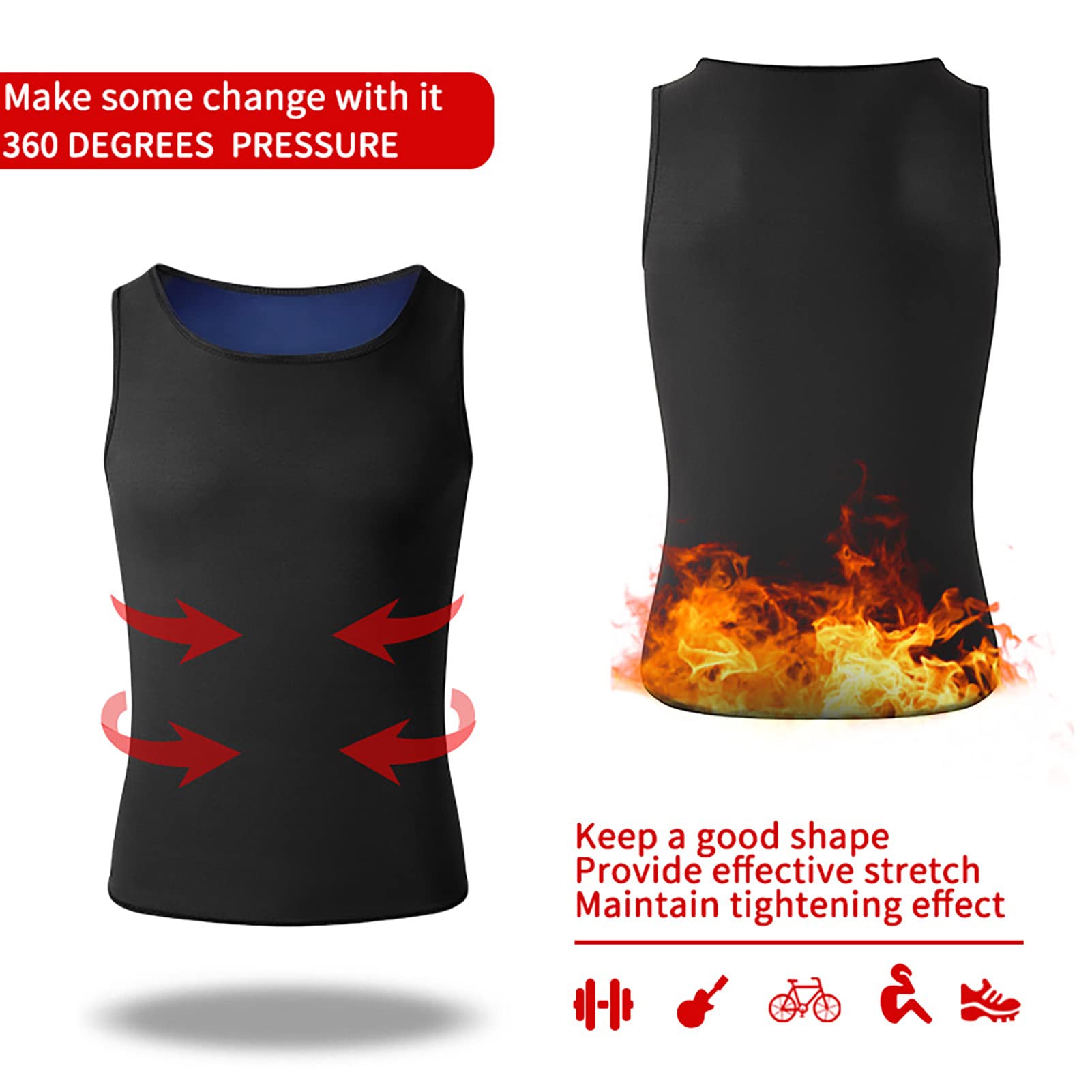 CGTFY Gynecomastia Compress Tank Top Menslim Gynecomastia Compression Tanktop Men Compression Tank Top 1pcLXL product thumbnail 8