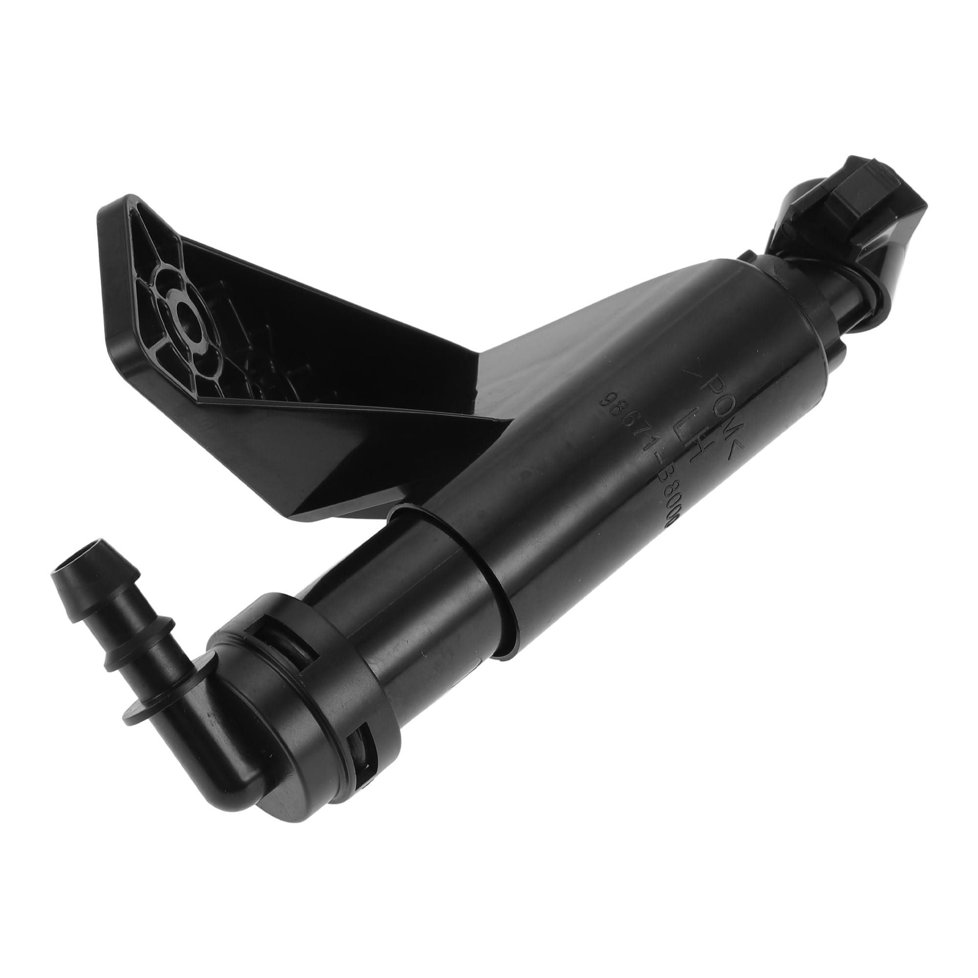 Motoforti Headlight Washer Nozzle Headlight Headlamp Washer Nozzle Jet Sprayer for Hyundai Santa Fe 2013-2016 Plastic No.98671B8000 Black