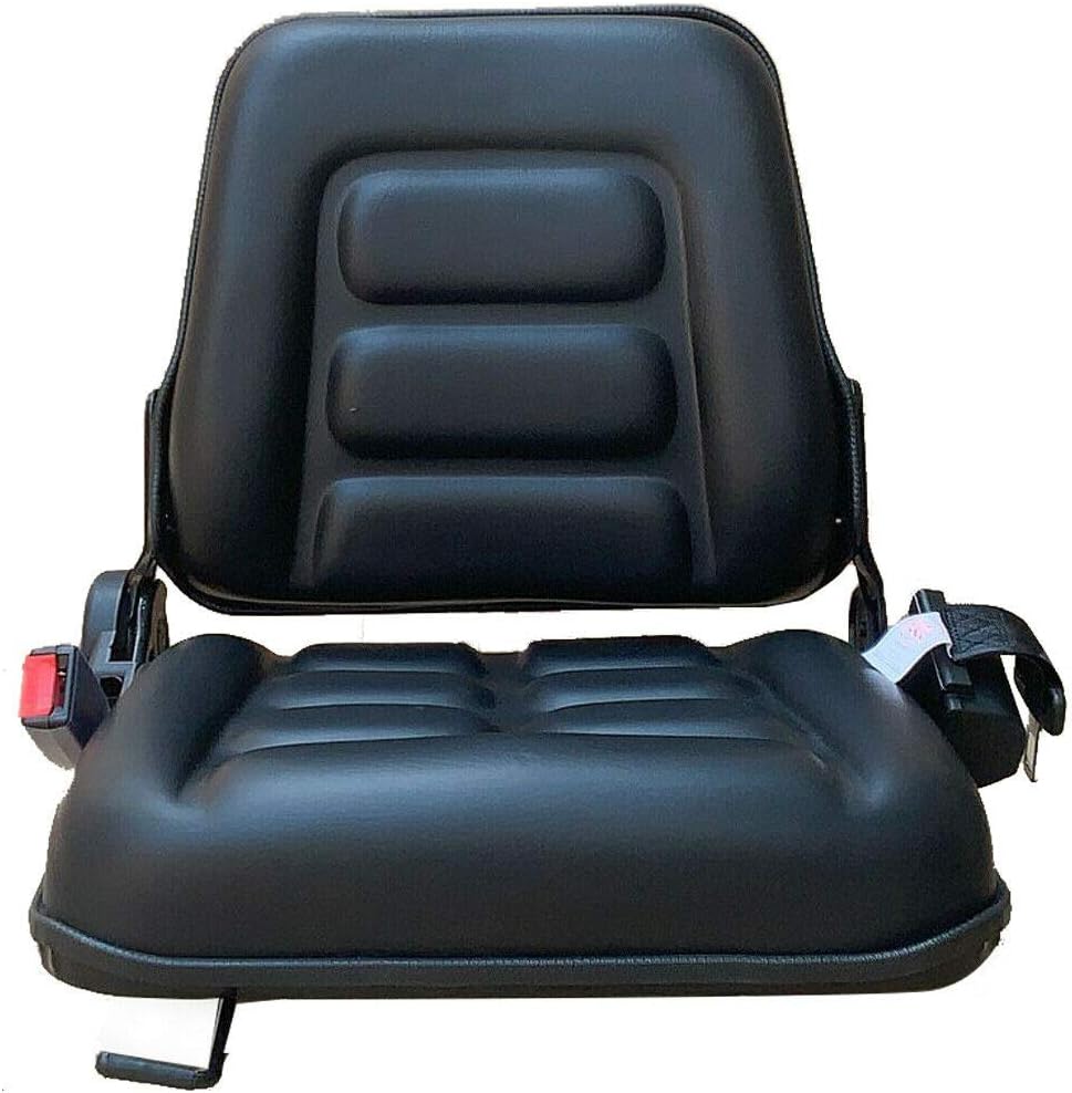Flash Sale CDZHLTG Universal Forklift Seat Waterproof Forklift Suspension Seat with Safety Belt Adjustable Forklift Seat for Tractor Loader Excavator Forklift Black Buy 1 get 1 CDZHLTG Universal Forklift Seat Waterproof Forklift Suspension Seat with Safety Belt Adjustable Forklift Seat for Tractor Loader Excavator Forklift Black