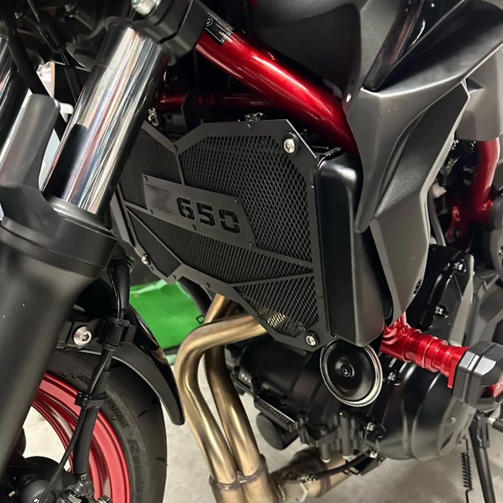 Moto Radiatore Guard Protector Fit For Z650 Z 650 2017-2023 2024 2025 Radiatore Griglia Guard Cover z650 Serbatoio Acqua Protezione Della Copertura