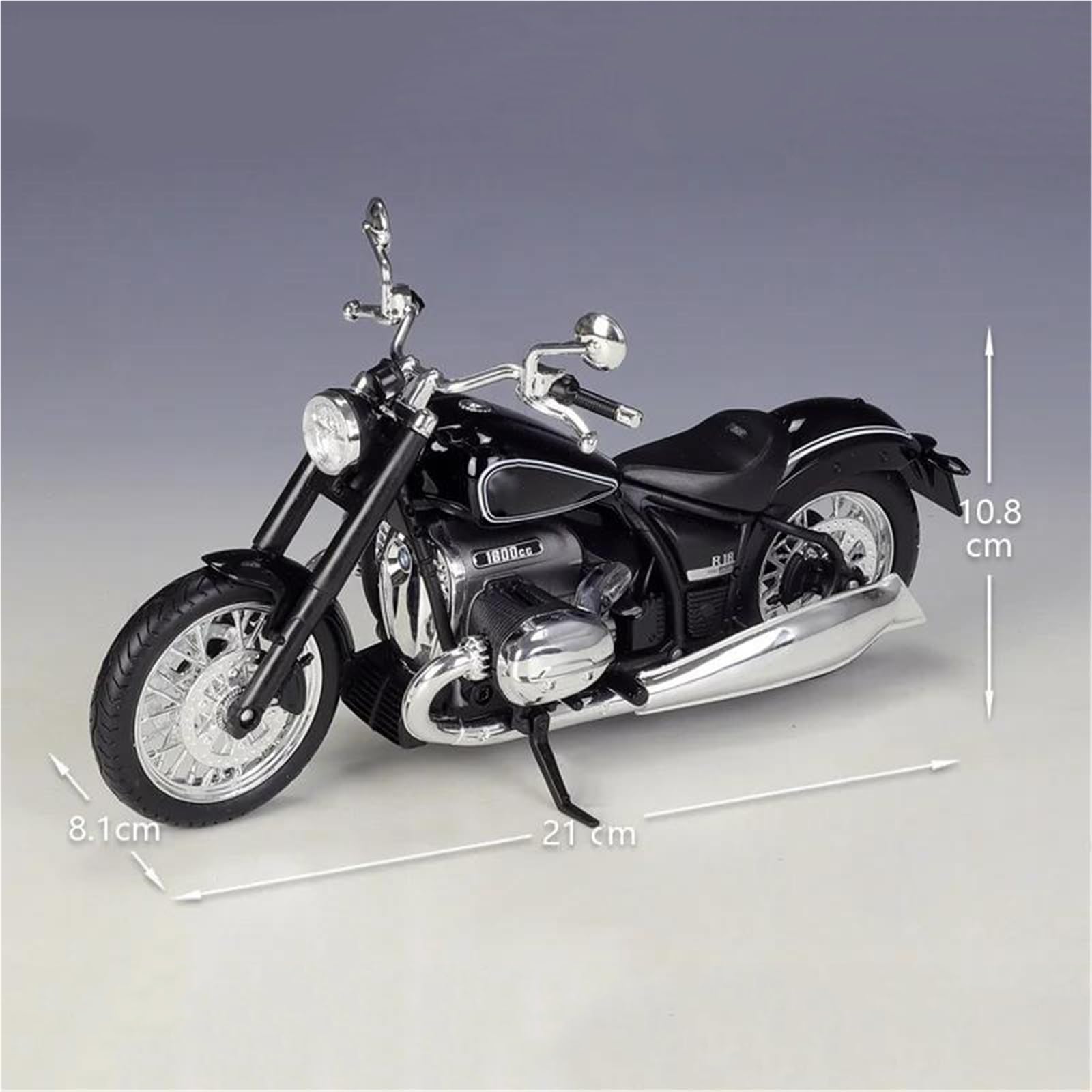 Modelo de Motocicleta Modelo De Motocicleta Simulación, Juguete Metal Fundido A Presión, Carreras, Aleación, Colección, Regalo 1:12 para BMW R18 2020