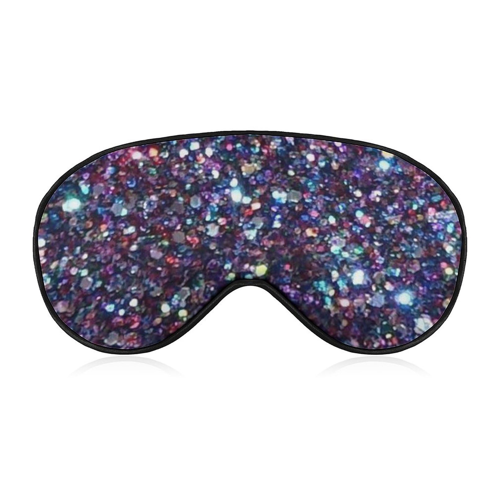 Haifly 6 Mascherine Per Dormire Con Paillettes, Morbide E Regolabili, Per Donne E Ragazze, 20x10 Cm
