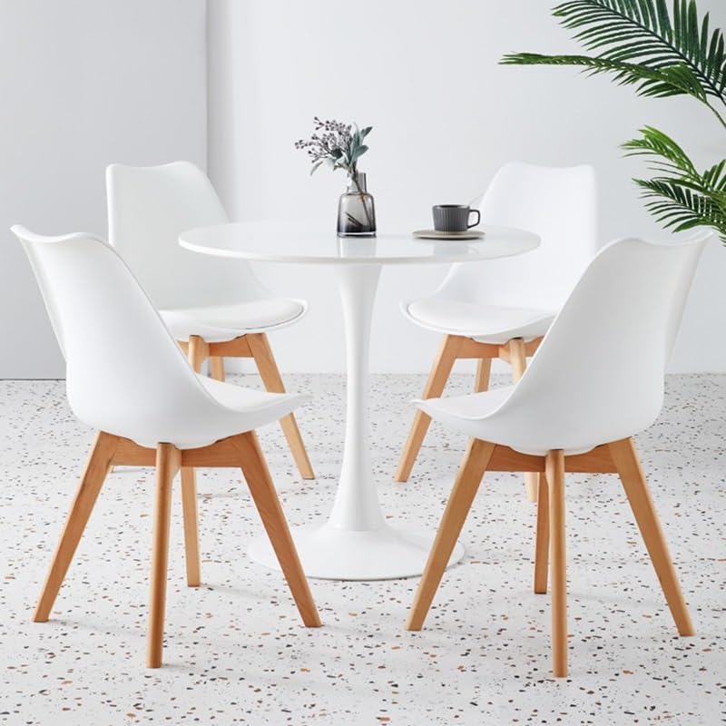 Elegante mueble de comedor redondo con diseño moderno minimalista 3