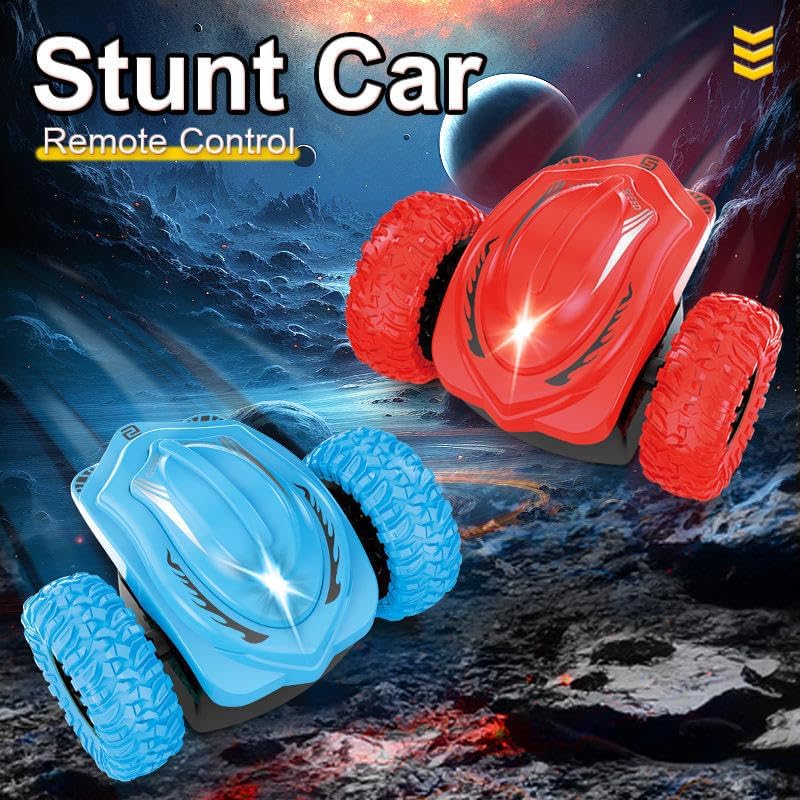 Image of SUPER TOY 2.4GHz RC Car 360 Rotate Off-Road Remote Control Stunt Car for Kids Boys High Speed Rechargeable Vehicle Birthday Gifts
