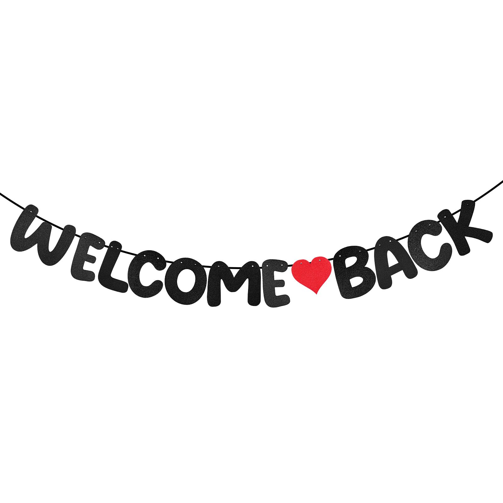 Welcome Back Girlande Herzlich Willkommen Zurück Banner