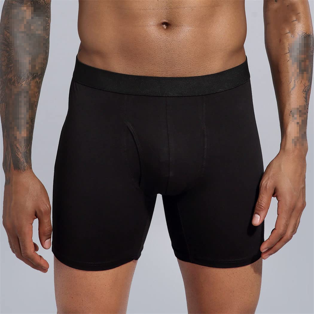 keusyoi 5 Pz/lotto Boxer Pantaloncini Uomo Mutande Lunghe Boxer Degli Uomini Biancheria Intima Pantaloncini Di Cotone Traspirante Pantaloncini Boxer