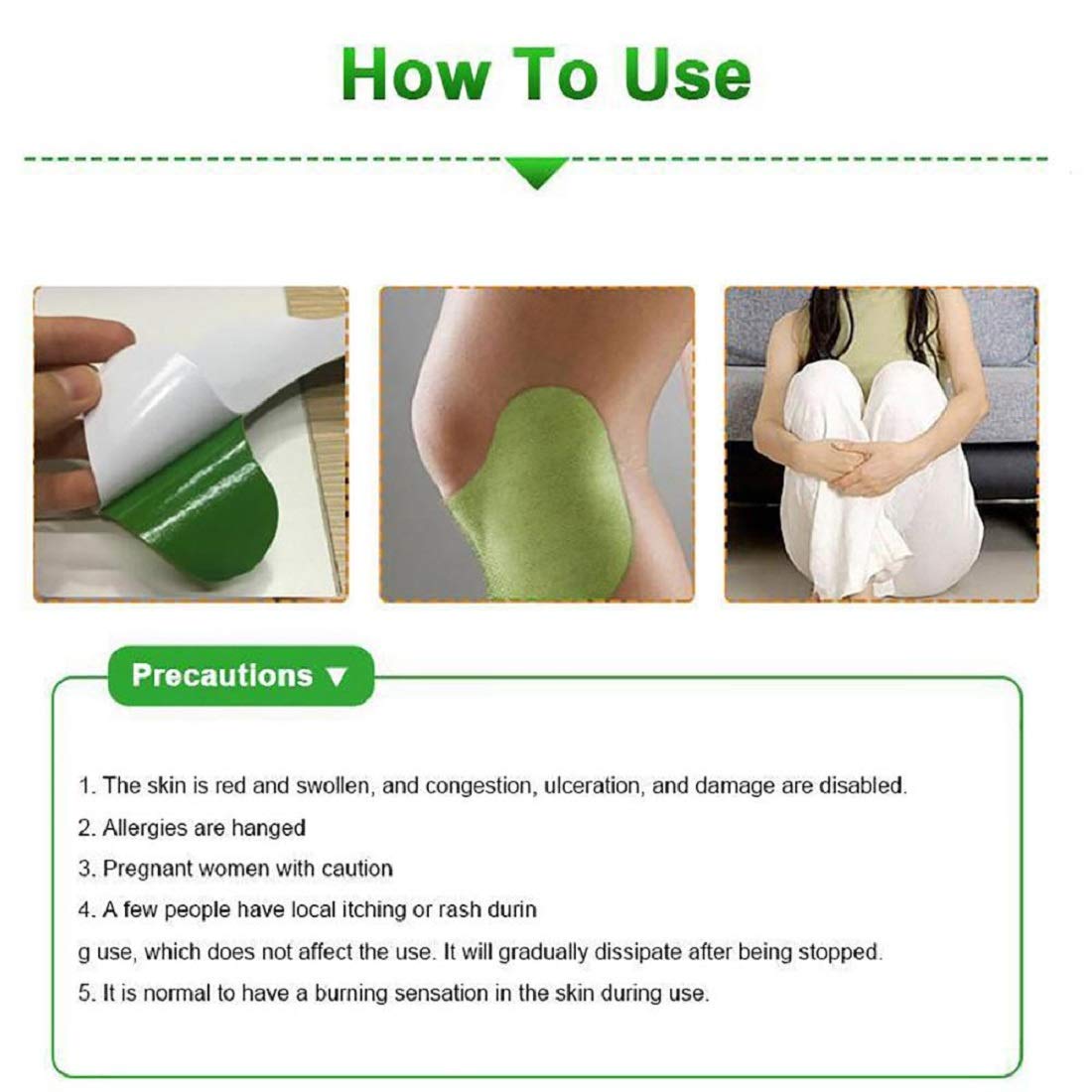 Digital Shoppy Knee Plaster Sticker Wormwood Extract Joint Ache Pain Relieving Plaster Rheumatoid Arthritis Body Patches (12pcs/bag) 1