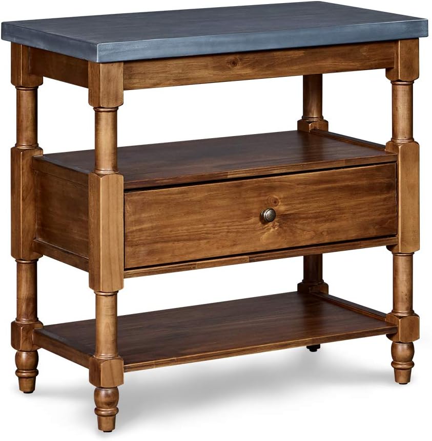 MUSEHOMEINC Wood Classic Style Console Table with 1Drawer
