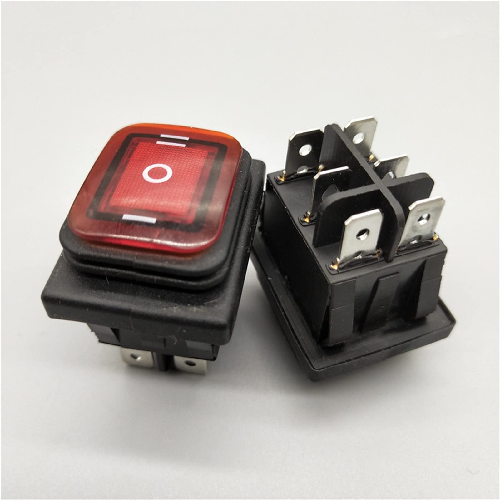Interrupteur à bascule étanche 12V 220V KCD4 6 pin pour auto et bateau