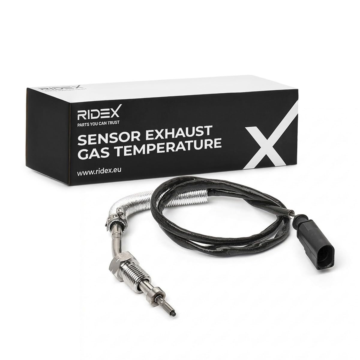 RIDEX 3938E0008 Palpeur de température des gaz Compatible avec VW Golf 6 3/5 portes 5K1