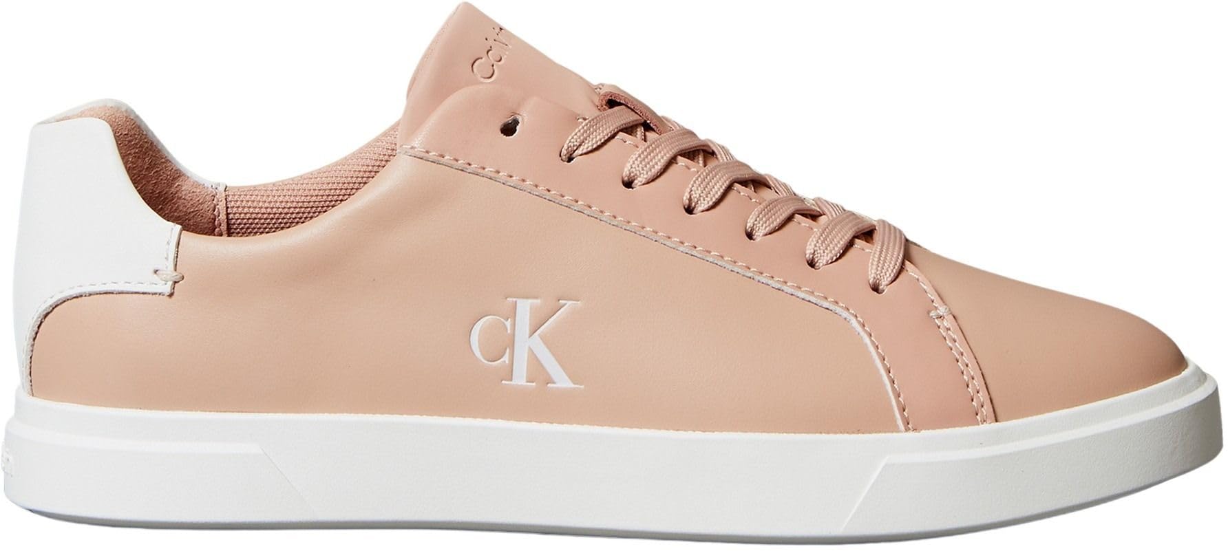 Calvin Klein Women’s Low Pro Leather Cupsole Trainers, Pink (Tuscany), 3